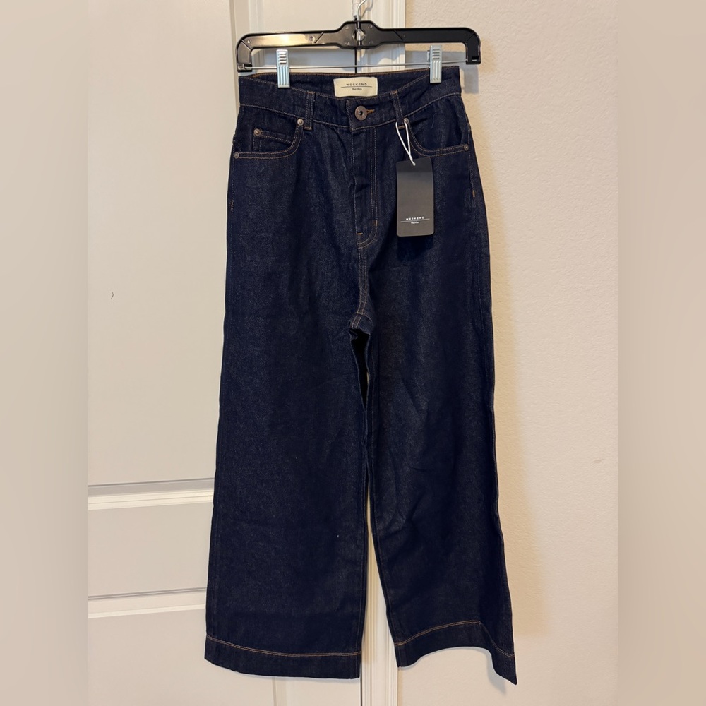 Weekend Max Mara Women wide leg jeans size 36/6